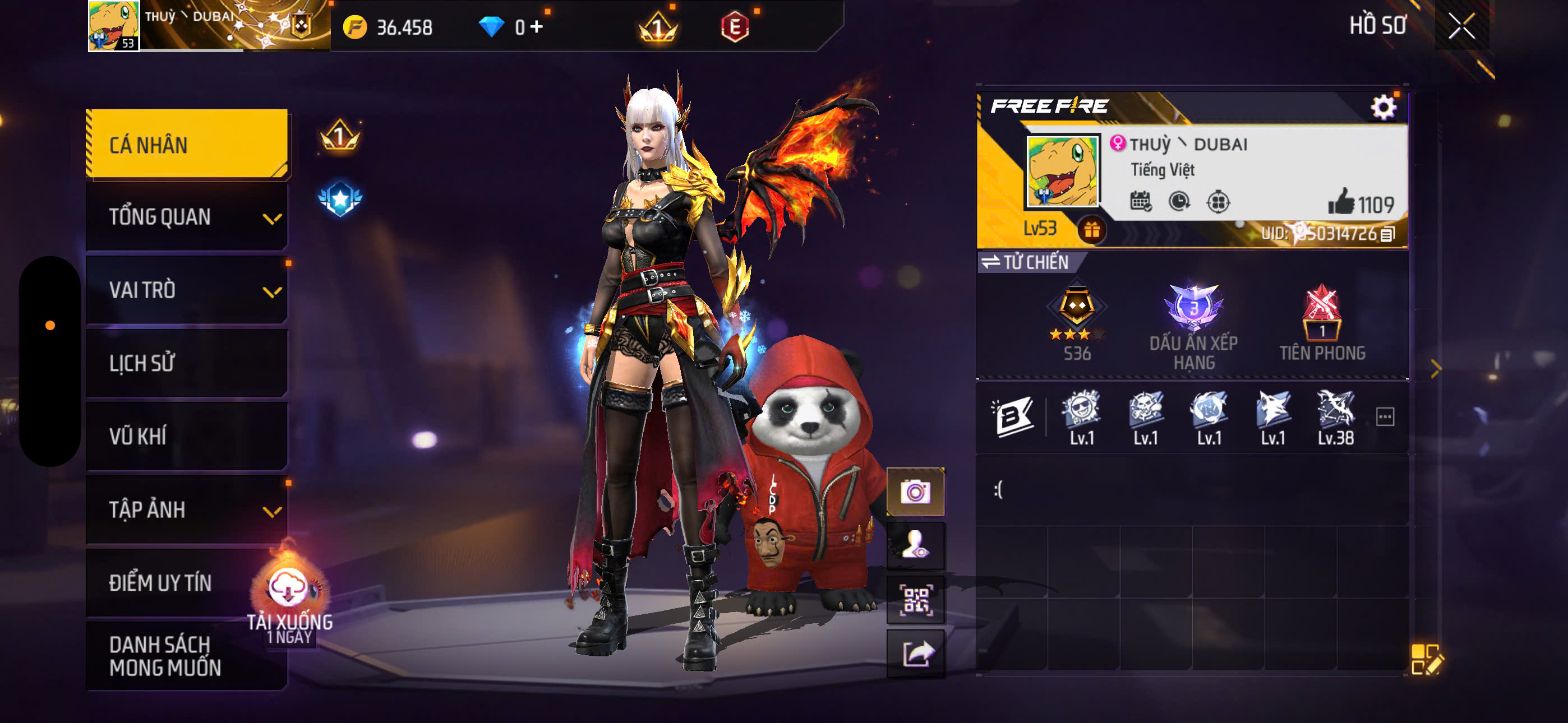 Acc FreeFire Giá Rẻ 14