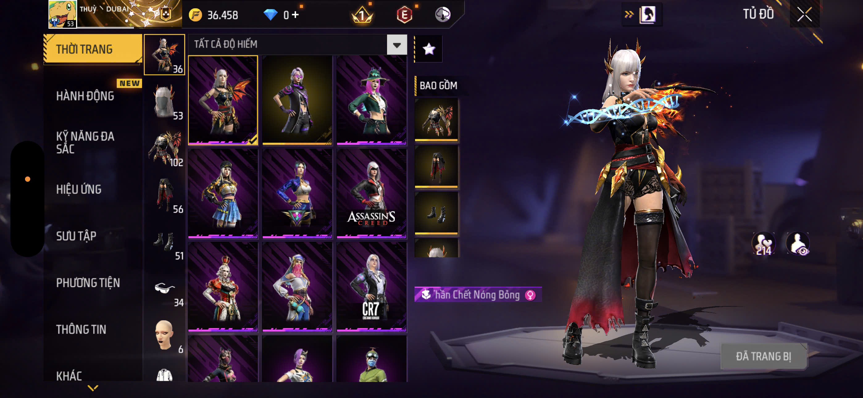 Acc FreeFire Giá Rẻ 13